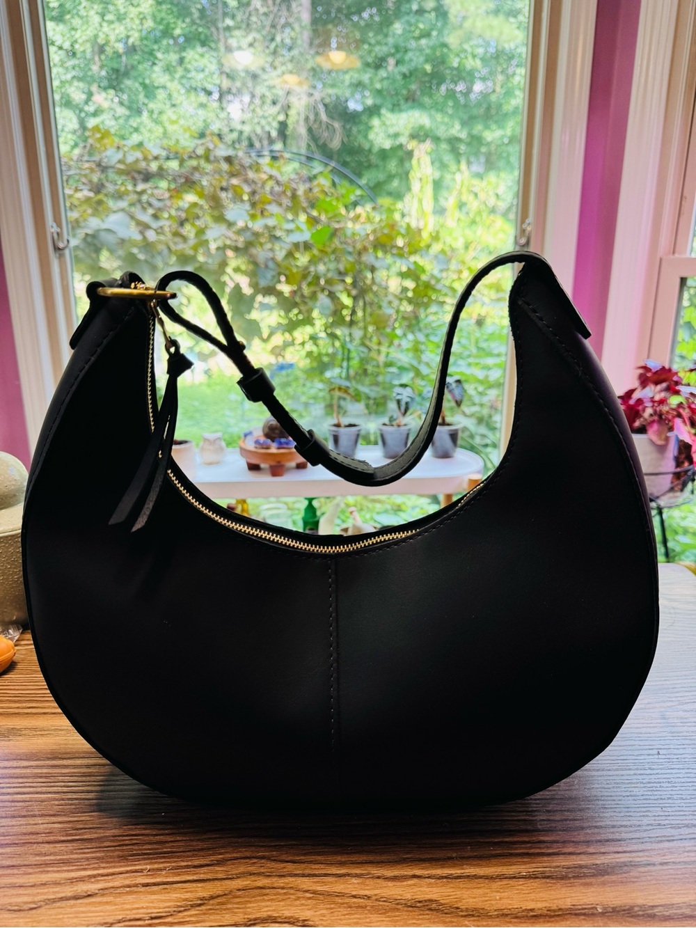 Portland Leather Large Nora Bag In Black